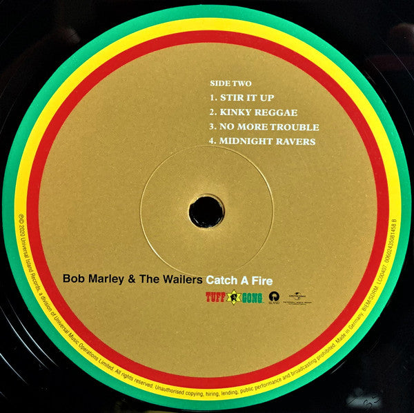 Bob Marley And The Wailers* : Catch A Fire (LP, Album, Ltd, RE, RM, Hal)