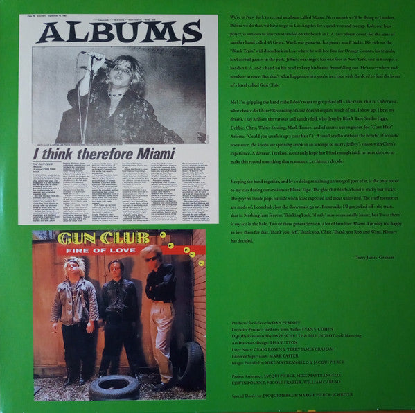 The Gun Club : Miami (LP, Album, RE, RM + LP + Gat)