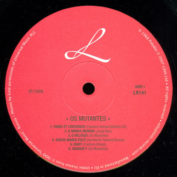 Os Mutantes : Os Mutantes (LP, Album, RE)