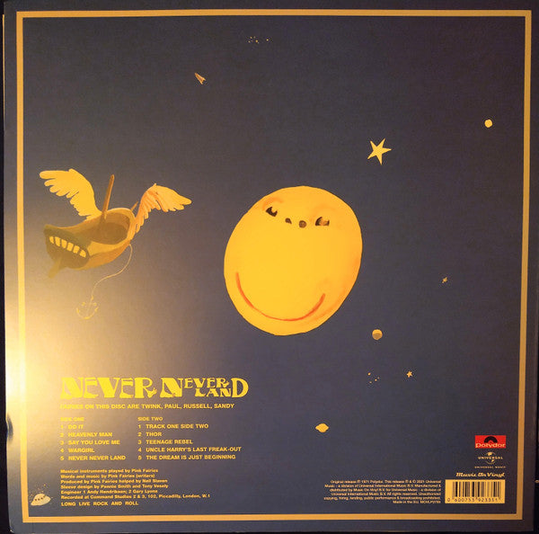 Pink Fairies* : Never Never Land (LP, Album, RE)