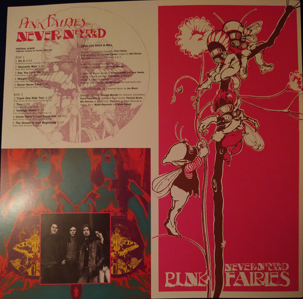 Pink Fairies* : Never Never Land (LP, Album, RE)