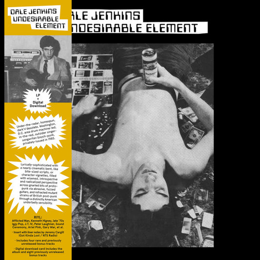 Dale Jenkins : Undesirable Element (LP, Comp, RM)