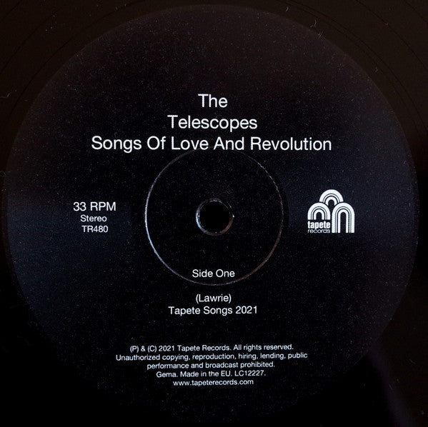 The Telescopes : Songs Of Love And Revolution (LP, Album)