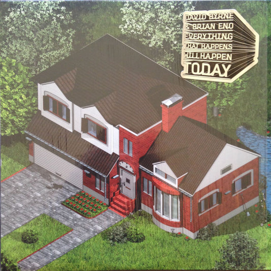 David Byrne & Brian Eno : Everything That Happens Will Happen Today (LP, Album)