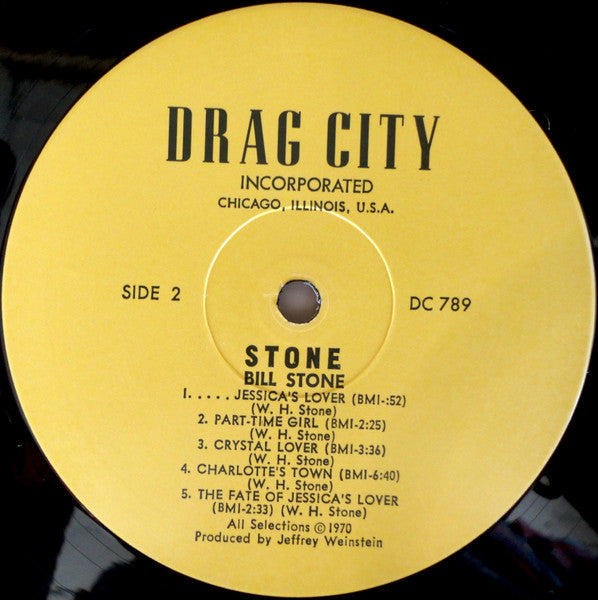Bill Stone (10) : Stone (LP, Album, RE)