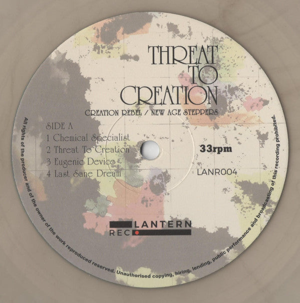 Creation Rebel / New Age Steppers : Threat To Creation (LP, Album, Ltd, RE, RM, Gre)