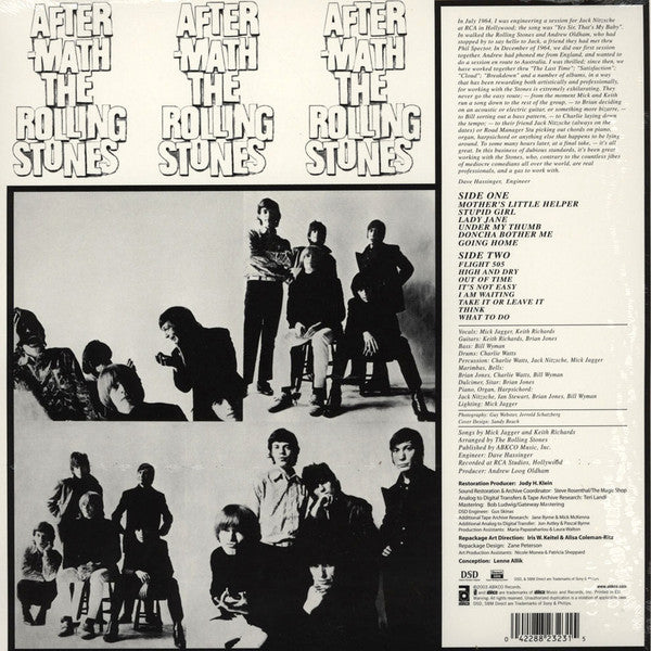 The Rolling Stones : Aftermath UK (LP, Album, RE, RM)