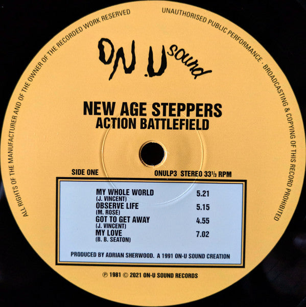 New Age Steppers : Action Battlefield (LP, Album, RE)