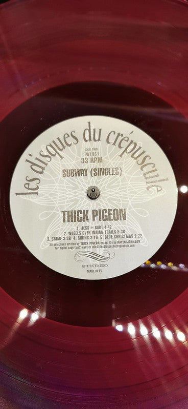 Thick Pigeon : Subway (Singles) (LP, Comp, Tra)