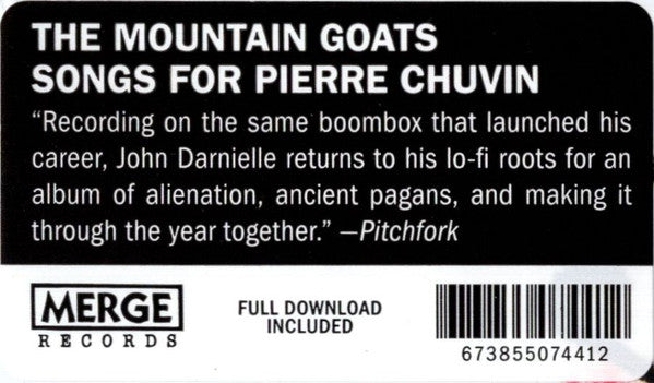 The Mountain Goats : Songs For Pierre Chuvin (LP, Album)