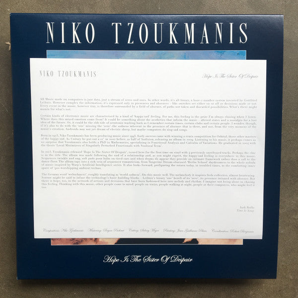 Niko Tzoukmanis : Hope Is The Sister Of Despair (2xLP, Album)