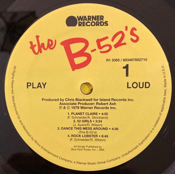 The B-52's : The B-52's (LP, Album, RE, RP)