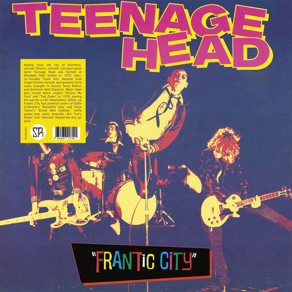 Teenage Head : Frantic City (LP, Album, RE, Unofficial)