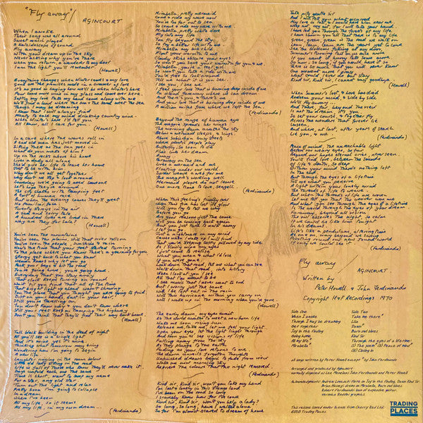 Agincourt : Fly Away (LP, Album, RE)