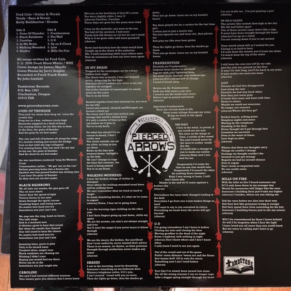 Pierced Arrows : Straight To The Heart (LP, Album, Mono)