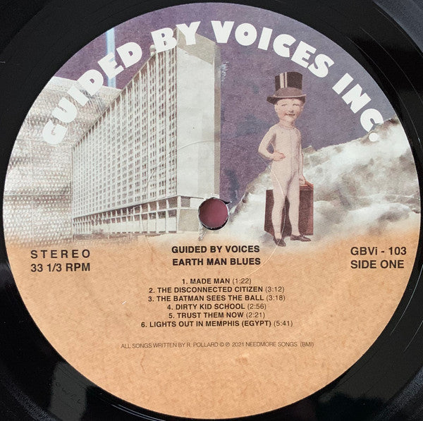 Guided By Voices : Earth Man Blues (LP, Album)