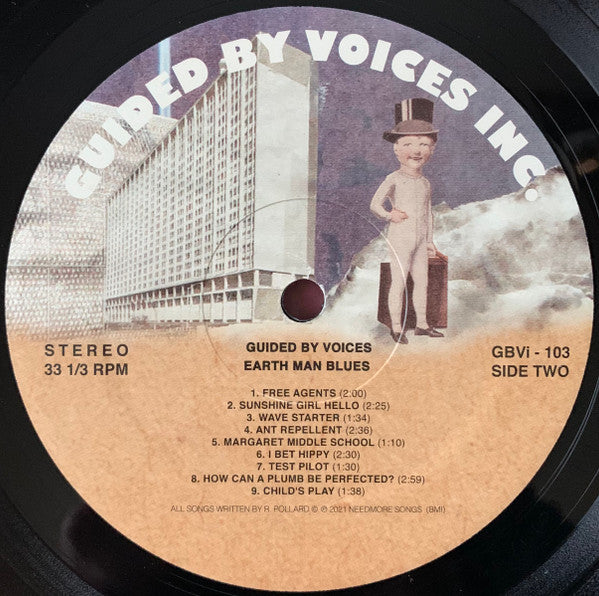 Guided By Voices : Earth Man Blues (LP, Album)