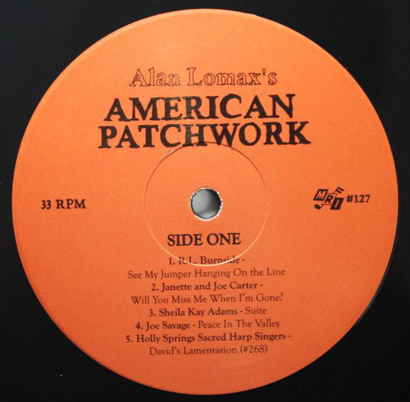 Various : Alan Lomax's American Patchwork (2xLP, Comp)