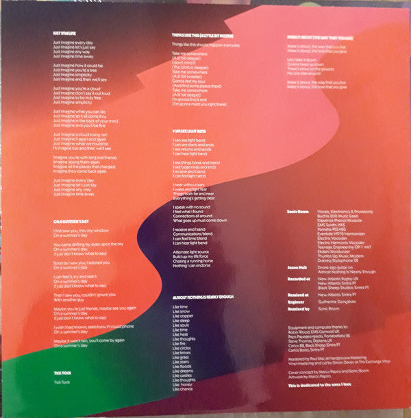 Sonic Boom (2) : Almost Nothing Is Nearly Enough (LP, Album, Ltd, MP, Neo)