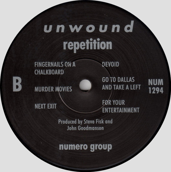 Unwound : Repetition (LP, Album, RE)