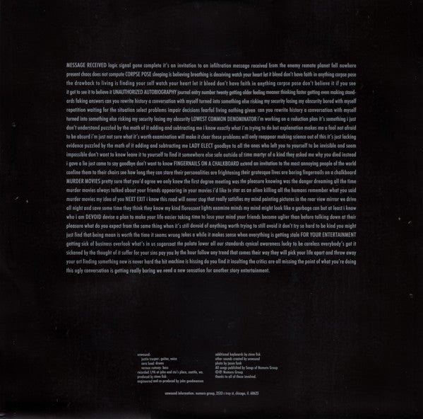 Unwound : Repetition (LP, Album, RE)