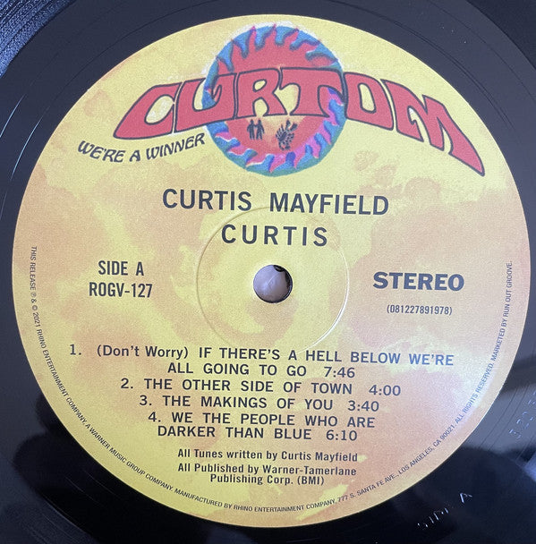 Curtis Mayfield : Curtis (2xLP, Album, Dlx, Ltd, RE)