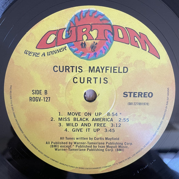 Curtis Mayfield : Curtis (2xLP, Album, Dlx, Ltd, RE)