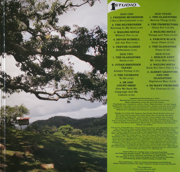 Various : Fire Over Babylon (Dread, Peace And Conscious Sounds At Studio One) (2xLP, Comp, Gat)