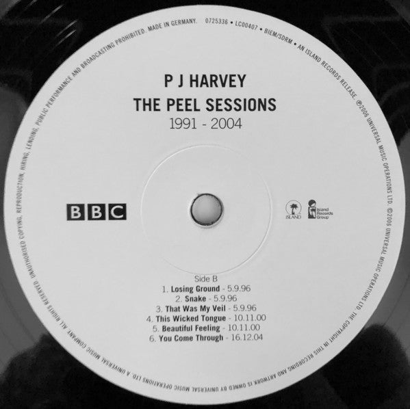 P J Harvey* : The Peel Sessions (1991 - 2004) (LP, Album, RE, 180)