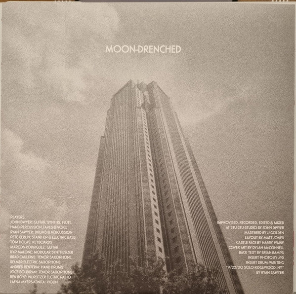 John Dwyer, Ryan Sawyer, Peter Kerlin, Brad Caulkins, Kyp Malone, Tomas Dolas, Marcos Rodriguez (3), Andres Renteria, Ben Boye, Laena Myers-Ionita And Joce Soubrian : Moon-Drenched (LP, Album)