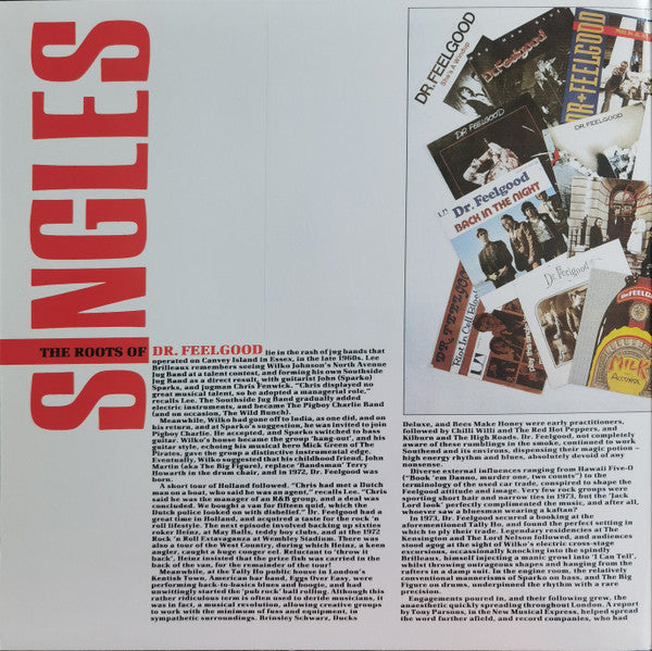 Dr. Feelgood : Singles (The U.A. Years+) (2xLP, Comp, Mono, RE, Mul)