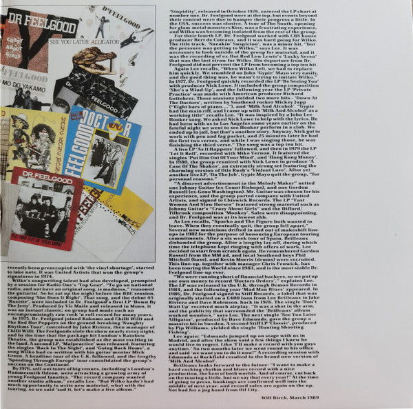 Dr. Feelgood : Singles (The U.A. Years+) (2xLP, Comp, Mono, RE, Mul)