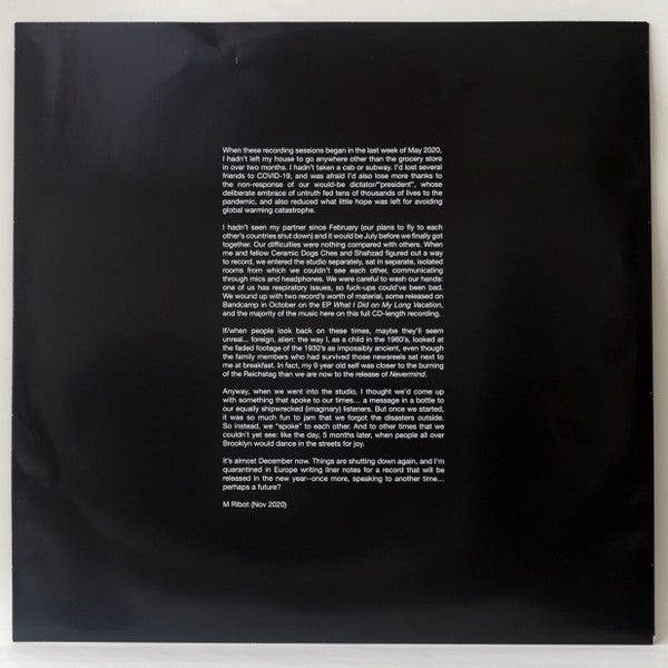 Marc Ribot's Ceramic Dog : Hope (2xLP, Album, Ltd)