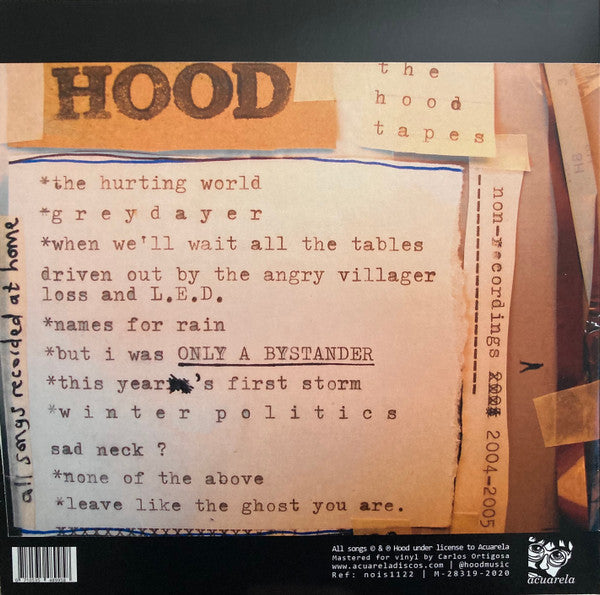 Hood : The Hood Tapes (LP, RE)