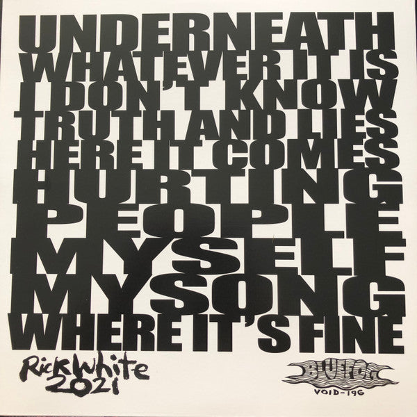 Rick White : Where It's Fine (LP, Album, Ltd, Neo)