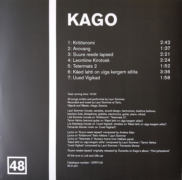 Ian William Craig / Kago : Split Series #24 (12", Ltd, Num)