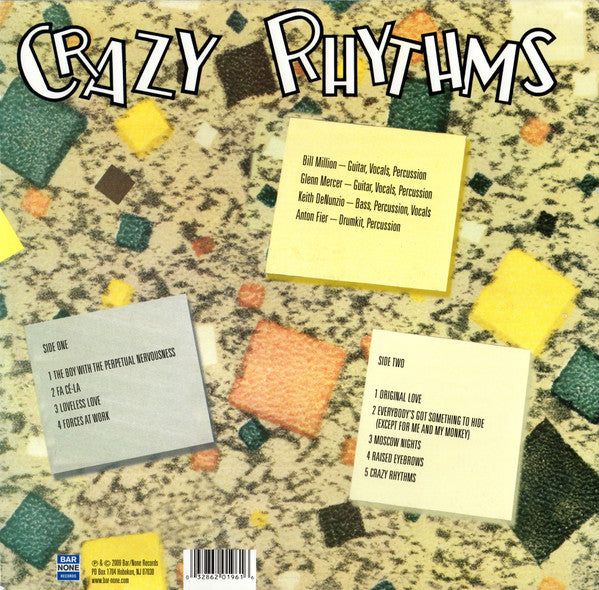 The Feelies : Crazy Rhythms (LP, Album, RE, RM, 180)