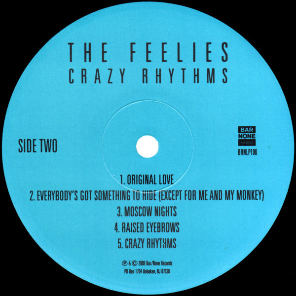 The Feelies : Crazy Rhythms (LP, Album, RE, RM, 180)