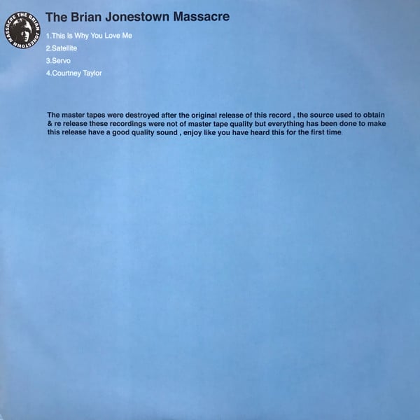 The Brian Jonestown Massacre : You Love Me (12", EP, RE)