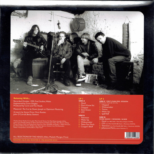 The Heads (2) : Relaxing With... (LP, Album, RE, RP, Sil + LP, Comp, Yel + Ltd, 25t)