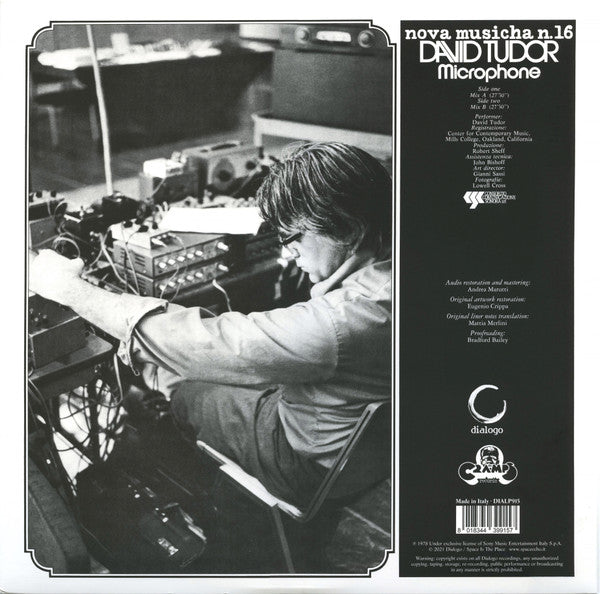 David Tudor : Microphone (LP, Album, RE)