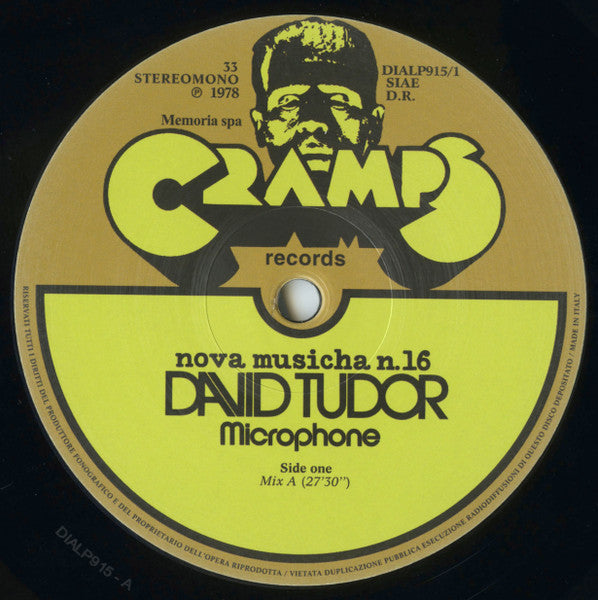 David Tudor : Microphone (LP, Album, RE)