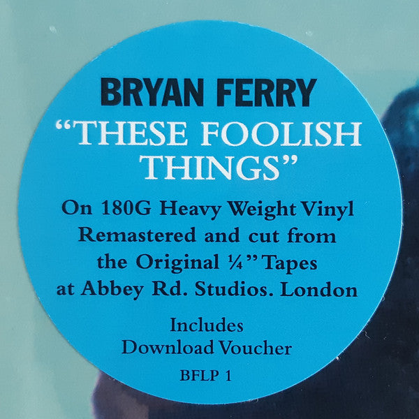 Bryan Ferry : These Foolish Things (LP, Album, RE, RM, 180)