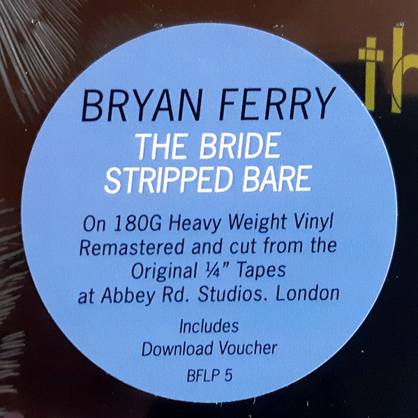 Bryan Ferry : The Bride Stripped Bare (LP, Album, RE, RM, Gat)