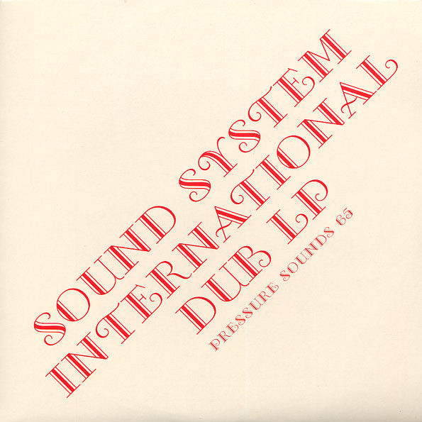 King Tubby & Clancy Eccles Allstars : Sound System International Dub LP (LP, Comp, RE, RM)