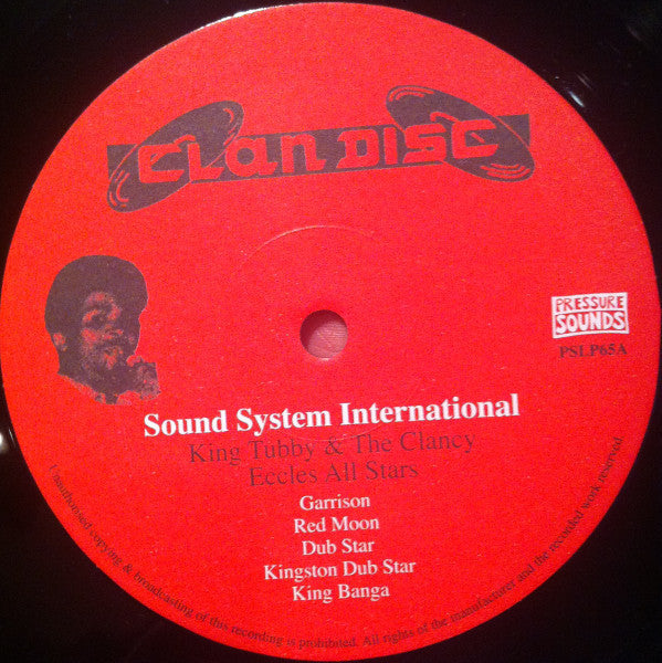King Tubby & Clancy Eccles Allstars : Sound System International Dub LP (LP, Comp, RE, RM)
