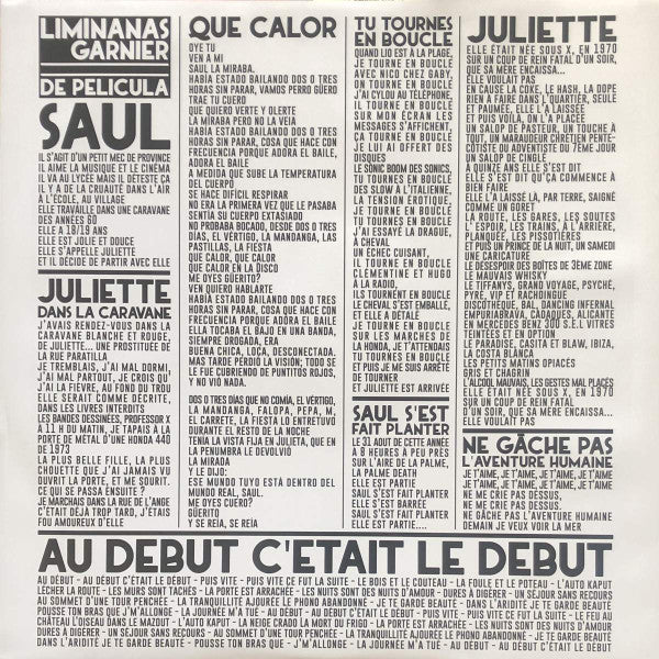 The Limiñanas / Laurent Garnier : De Película (2xLP, Album)