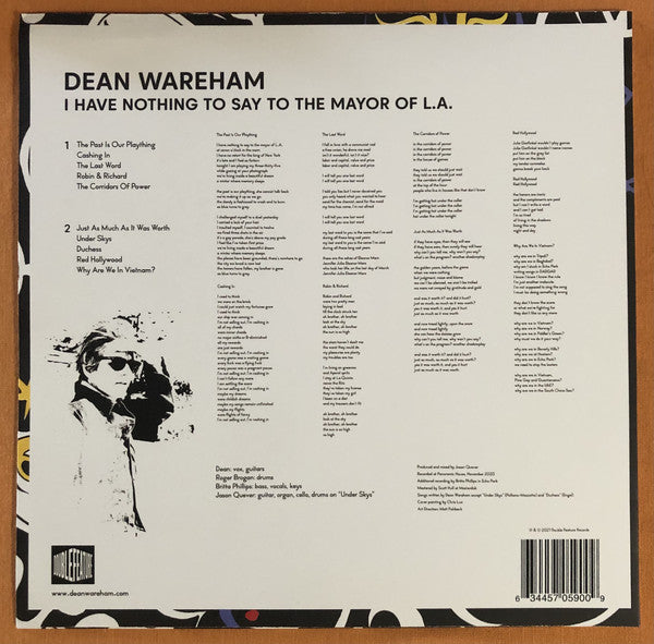 Dean Wareham : I Have Nothing To Say To The Mayor Of L.A. (LP)