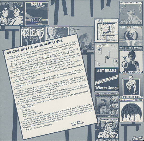 The Residents : Commercial Album (LP, Album, M/Print, Fir)