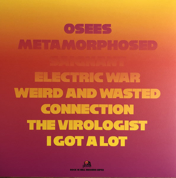 Osees* : Metamorphosed (LP, Album, RP, Ora)